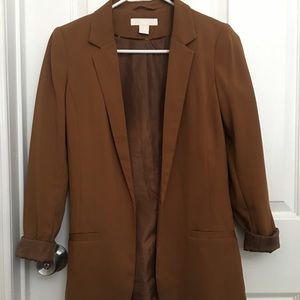 H&M tan blazer